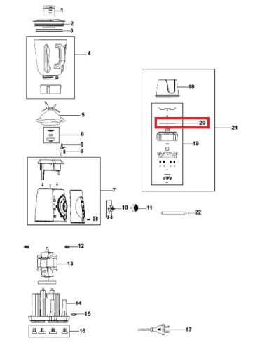 Joint pour Mixeur Blender BLACK & DECKER
