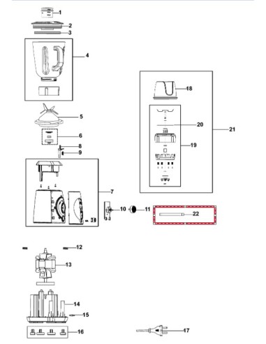 Joint pour Mixeur Blender BLACK & DECKER
