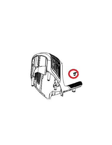 Cache/vis/noir pour aspirateur à main Rowenta