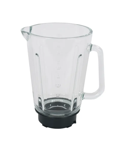 Bol Blender en Verre + Embase Noir pour Mixer Moulinex