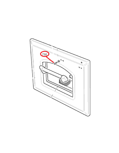Vis de Fixation pour Cuisinière Classic 110 DFE Falcon