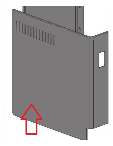 Flanc Gauche pour machine à café delonghi