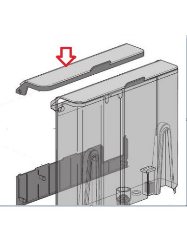 Ensemble Couvercle Reservoir Eau pour Machine à Café DELONGHI
