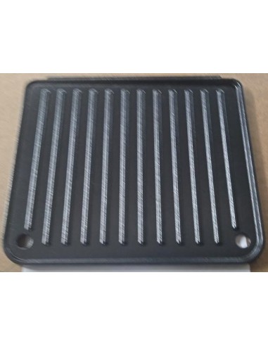 Plaque cuisson fonte émaillée réversible mate pour Barbecue CAMPINGAZ