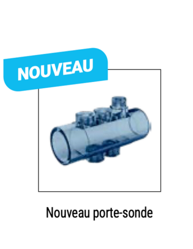 Porte Sonde Transparent pour Electrolyseur Hayward