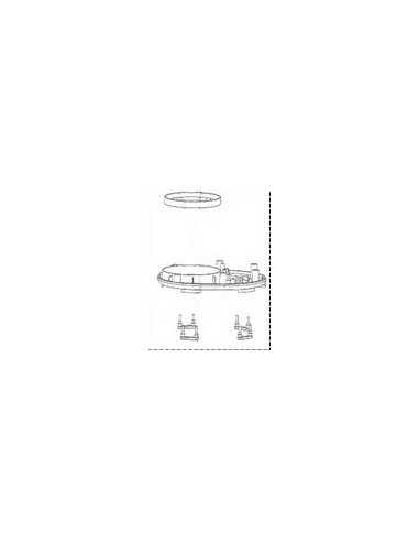 Base + Support Moteur + Pieds Antiderapants  pour Extracteur RIVIERA BAR
