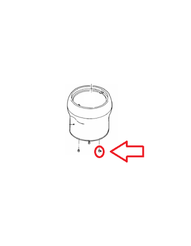 Pied x1 pour Sorbetière Magimix