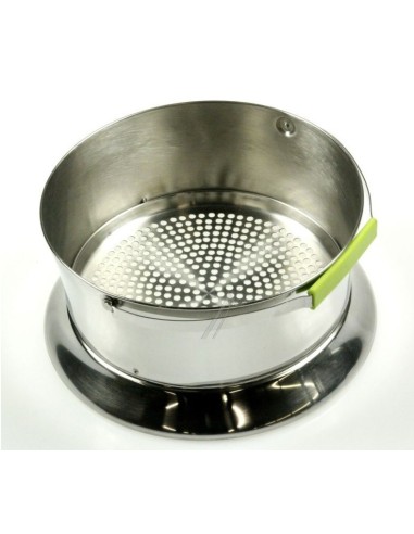 Panier Vitamines Plus en Inox avec Grille Amovible et Anse pour Autocuiseur Nutricook Seb