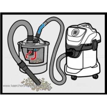 Vide Cendres / Gros Déchets 20L pour Aspirateurs Eau et Poussières Kärcher