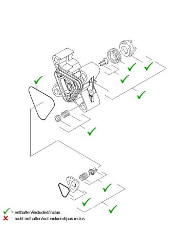 Pièce de Rechange de Tête de Pompe / de Cylindre pour Nettoyeur Haute Pression Kärcher