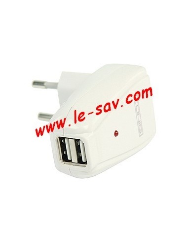 Adaptateur secteur / 2 X USB Konig