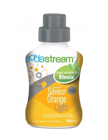 Concentré Orange Light avec Stevia pour Sodastream