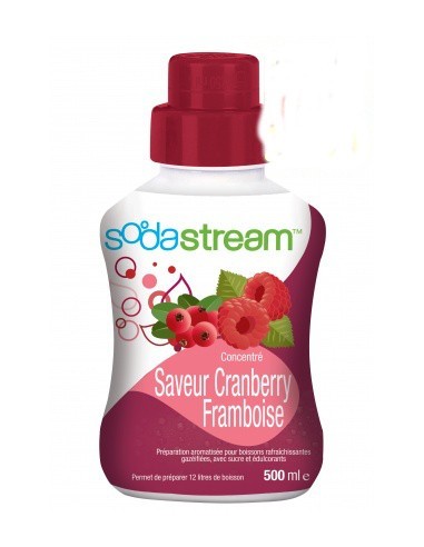 Concentré Cramberry Framboise de Sodastream