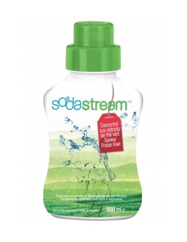 Concentré The Vert Saveur Fraise / Kiwi pour Soda Stream 