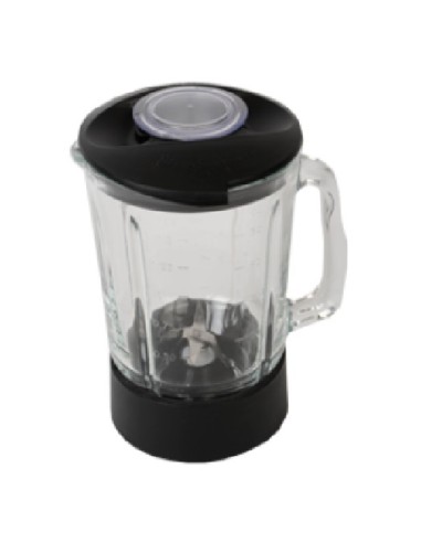 Bol Blender Noir en Verre Complet pour Blender Freshmix Krups