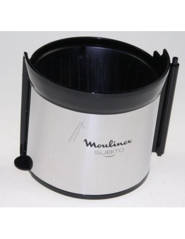 Porte Filtre Noir Argent pour Cafetière Subito...