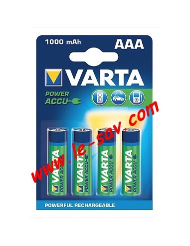 Accu Varta power AAA / 1000mAh