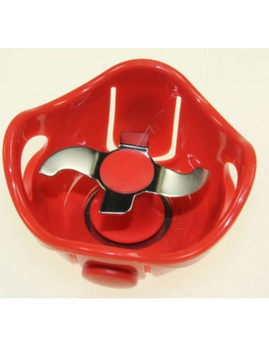 Couteau Accessoire à Hacher Rouge pour Mixer Click and Mix 450 / 600 / 700 / 800 Moulinex