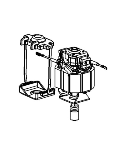 Moteur + Coupleur + Amortisseur pour Mixeur Click & Mix 450 Moulinex / Seb