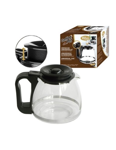 Verseuse + Couvercle Adaptable 9/15 Tasses pour Cafetières Bosch / Brandt / Braun / DELONGHI / KENWOOD / Seb