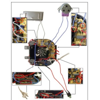 Moteur + Support + Carte pour Friteuse Actifry de Seb