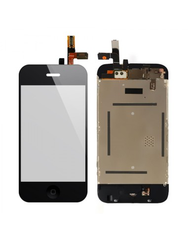 Vitre Noir + LCD pour iPhone 3G