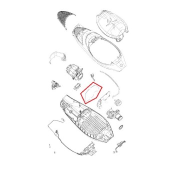 Filtre de Protection du Moteur pour Aspirateur Kobold VK 140 / 150 Vorwerk
