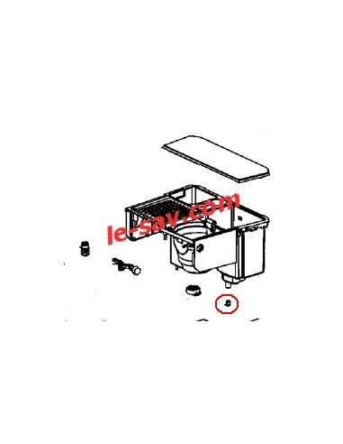 Clapet du reservoire Expresso combi XP22 Krups