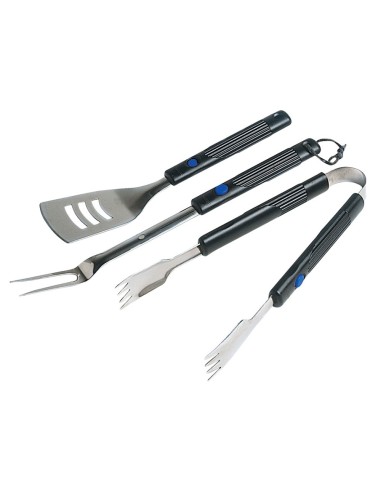 Set de 3 Ustensiles Inox Extensibles pour Barbecue Campingaz