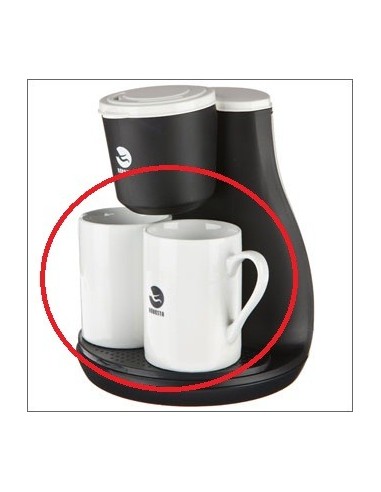 Tasses blanches pour cafetiere robusta
