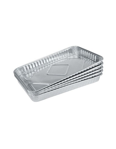 Lot de 10 Barquettes Aluminium pour Barbecue Campingaz