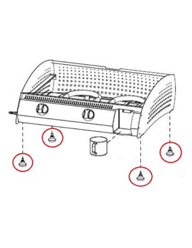 Pieds Barbecue Adélaïde TT/TTL Campingaz