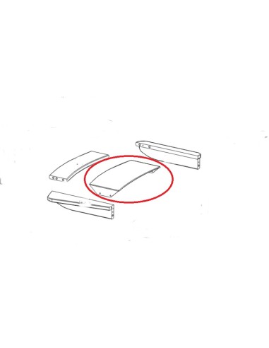 Étagère Gauche Argent pour Barbecue RBS Woody Grande / Deluxe Campingaz