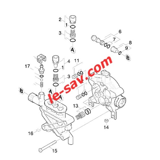 Culasse de cylindre K 6.50/K650