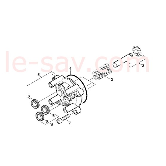 Commande a action rectiligne 0.108-226.0