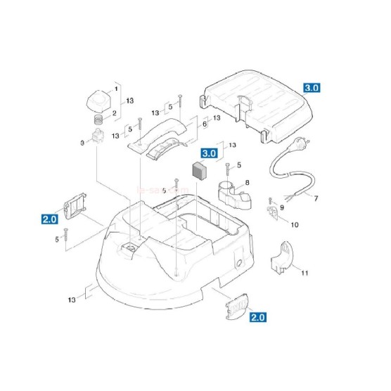 Capot 1 NT 361 ECO