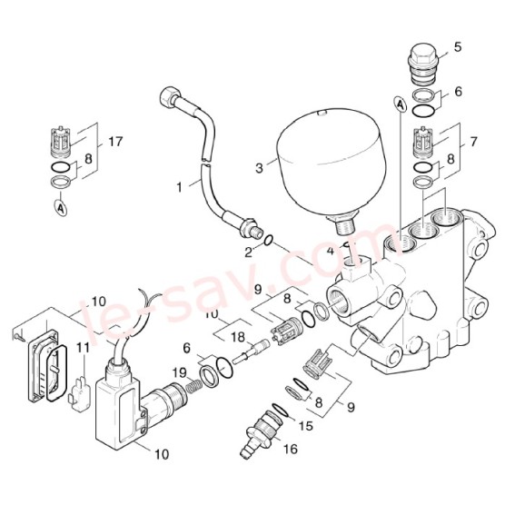 Cote Refoulement HDS 895