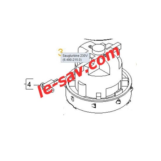 Moteur Karcher 2901
