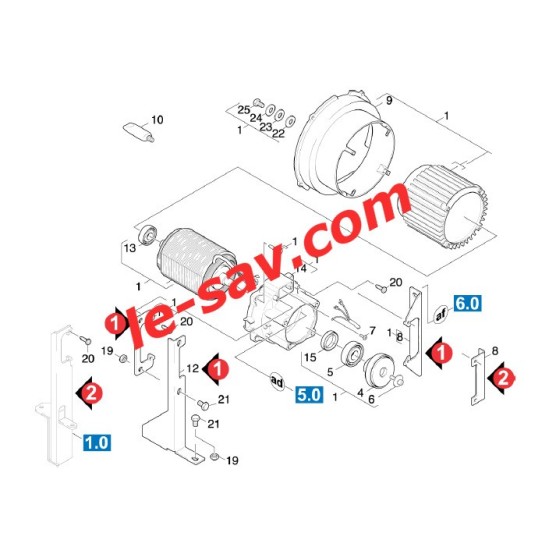 Moteur K855 HS +