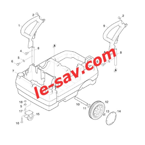 Capot Inferieur HDS 855 C