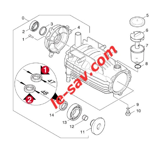 Moteur 2 HDS 600S