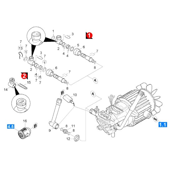 Raccordement d'eau K640M (Plus)