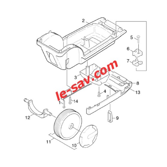 Capot Inferieur K 655S