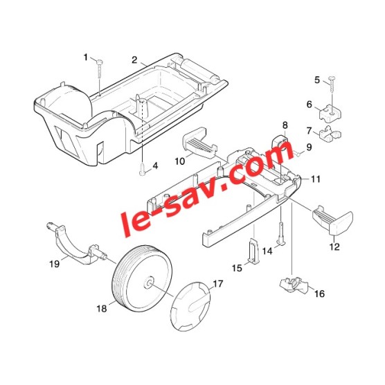 Capot Inferieur K 635M