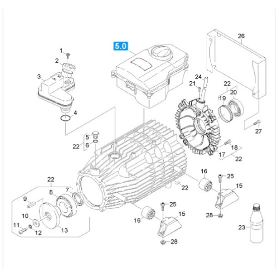 Moteur HD 10/25-4SX 1.286-501.0