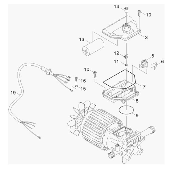 Commande Moteur HDS 550 C