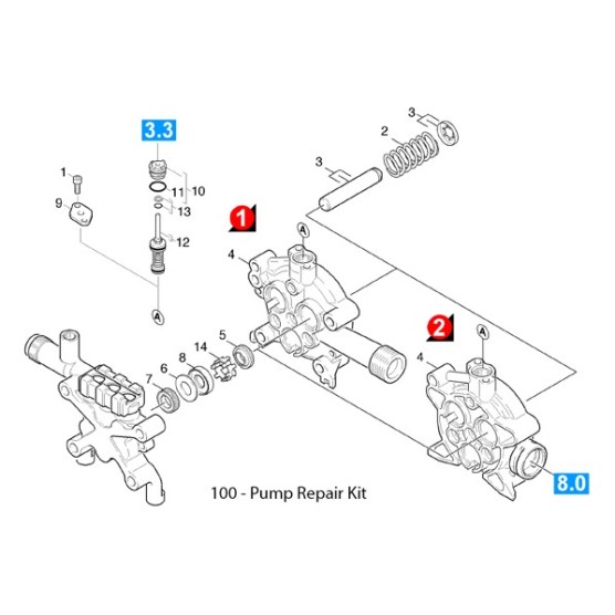 Piston HDS 550 C