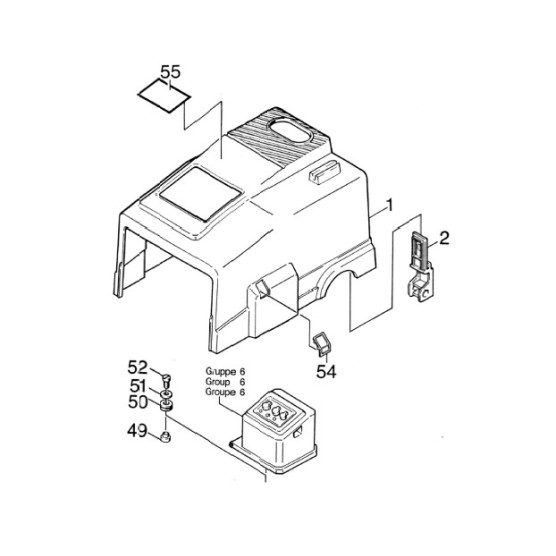 Capot HDS890C