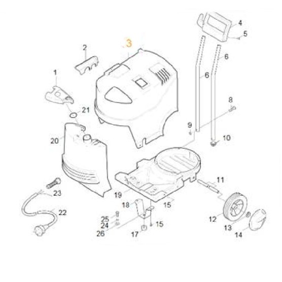 Capot K 855H