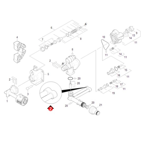 Boîtier de la Pompe K.4 Premium Ecologic 